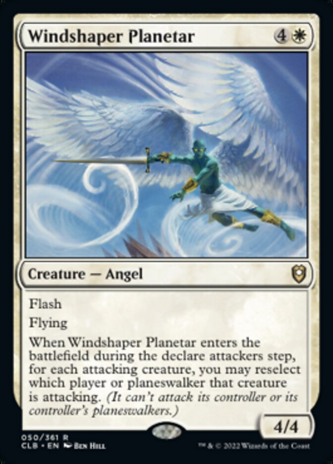 Windshaper Planetar [Commander Legends: Battle for Baldur's Gate] | Cards and Coasters CA