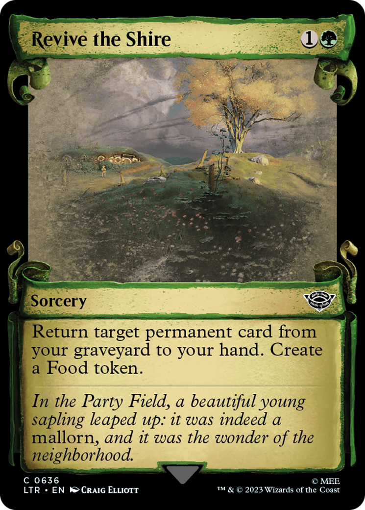 Revive the Shire [The Lord of the Rings: Tales of Middle-Earth Showcase Scrolls] | Cards and Coasters CA