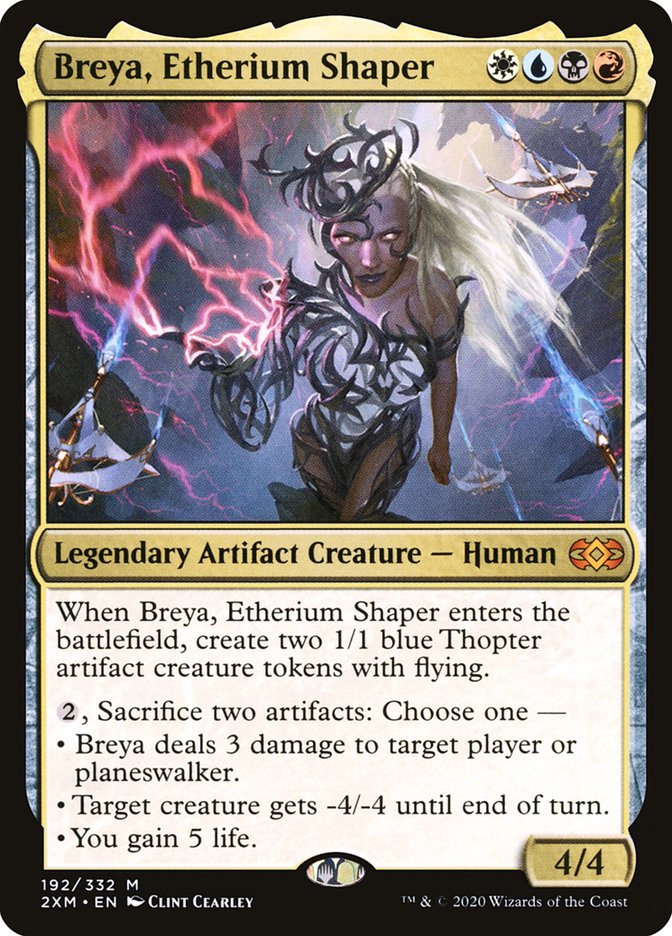 Breya, Etherium Shaper [Double Masters] | Cards and Coasters CA