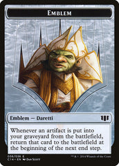 Daretti, Scrap Savant Emblem // Tuktuk the Returned Double-sided Token [Commander 2014 Tokens] | Cards and Coasters CA