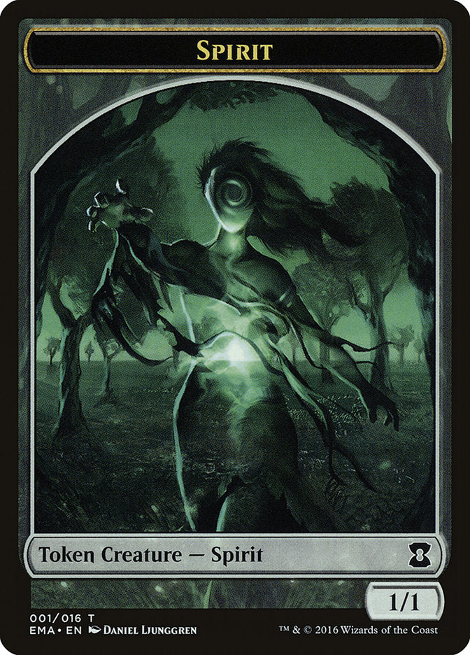 Spirit (001/016) [Eternal Masters Tokens] | Cards and Coasters CA
