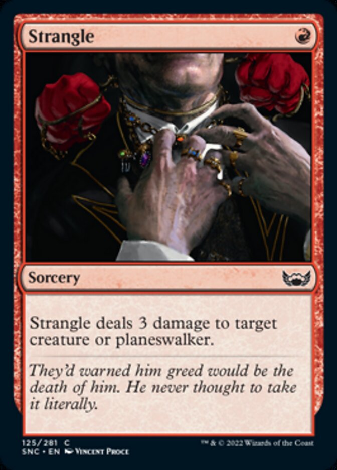 Strangle [Streets of New Capenna] | Cards and Coasters CA