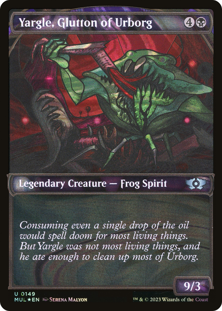 Yargle, Glutton of Urborg (Halo Foil) [Multiverse Legends] | Cards and Coasters CA