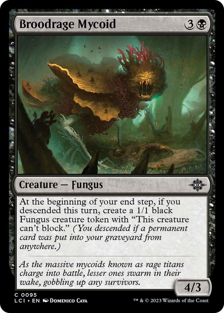 Broodrage Mycoid [The Lost Caverns of Ixalan] | Cards and Coasters CA