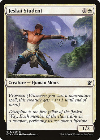 Jeskai Student [Khans of Tarkir] | Cards and Coasters CA