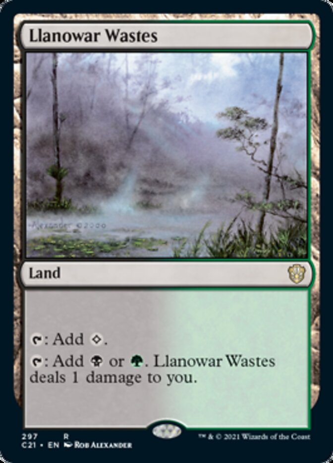 Llanowar Wastes [Commander 2021] | Cards and Coasters CA