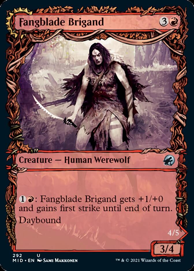 Fangblade Brigand // Fangblade Eviscerator (Showcase Equinox) [Innistrad: Midnight Hunt] | Cards and Coasters CA