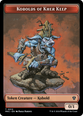 Soldier // Kobolds of Kher Keep Double-Sided Token [Murders at Karlov Manor Commander Tokens] | Cards and Coasters CA