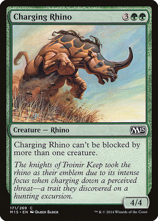 Charging Rhino [Magic 2015] | Cards and Coasters CA