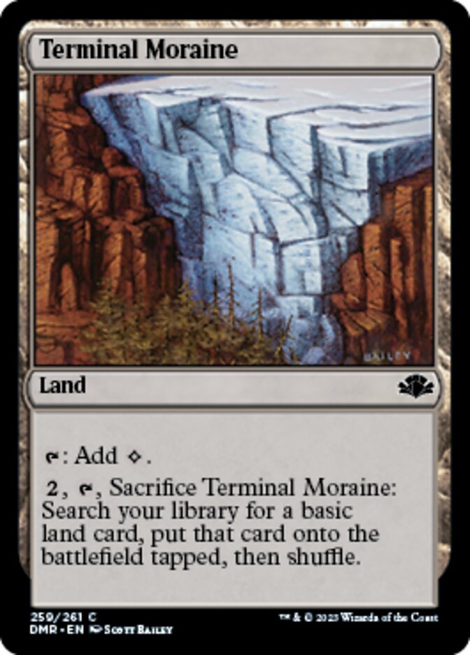 Terminal Moraine [Dominaria Remastered] | Cards and Coasters CA