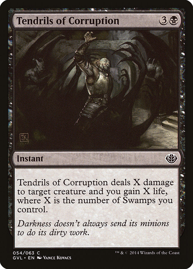 Tendrils of Corruption (Garruk vs. Liliana) [Duel Decks Anthology] | Cards and Coasters CA