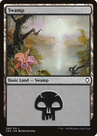 Swamp (293) [Commander Anthology Volume II] | Cards and Coasters CA