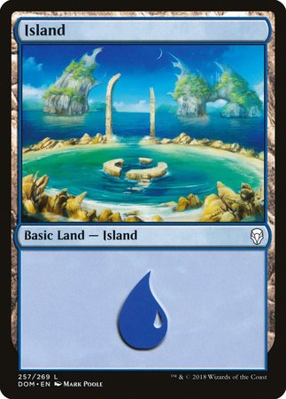 Island (257) [Dominaria] | Cards and Coasters CA