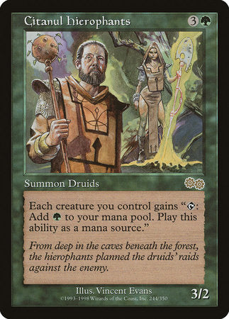 Citanul Hierophants [Urza's Saga] | Cards and Coasters CA