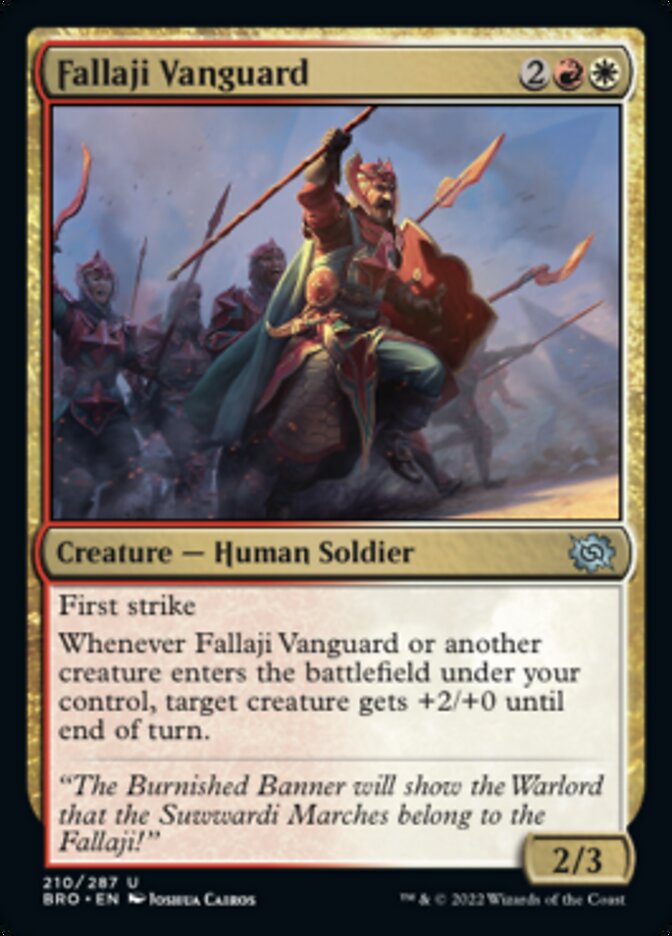 Fallaji Vanguard [The Brothers' War] | Cards and Coasters CA