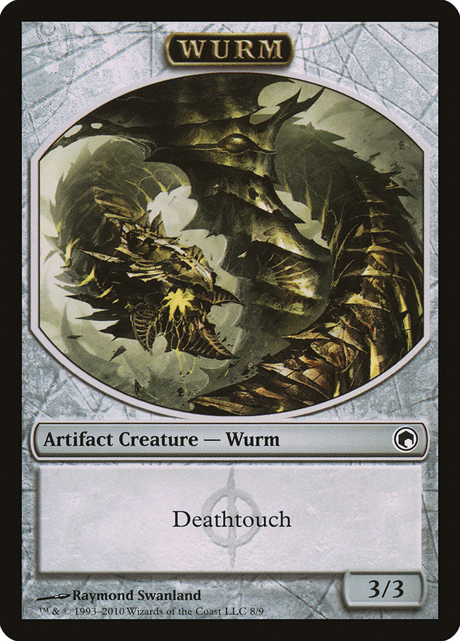 Wurm (Deathtouch) [Scars of Mirrodin Tokens] | Cards and Coasters CA