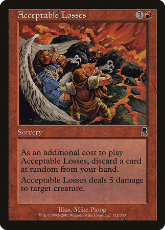 Acceptable Losses [Odyssey] | Cards and Coasters CA