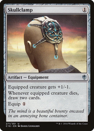 Skullclamp [Commander 2016] | Cards and Coasters CA