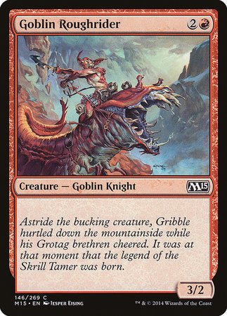 Goblin Roughrider [Magic 2015] | Cards and Coasters CA