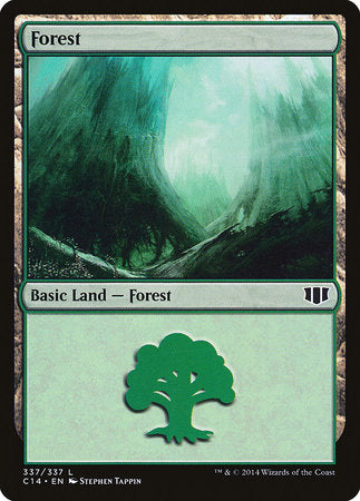 Forest (337) [Commander 2014] | Cards and Coasters CA