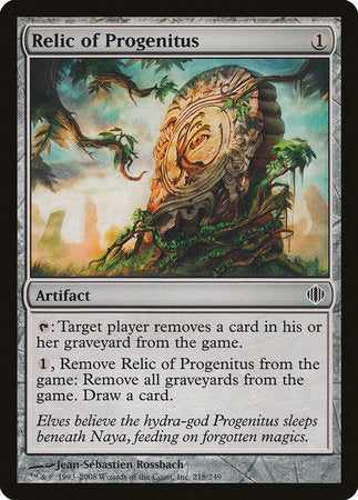 Relic of Progenitus [Shards of Alara] | Cards and Coasters CA