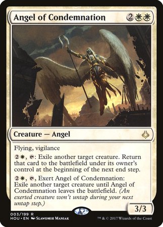 Angel of Condemnation [Hour of Devastation] | Cards and Coasters CA