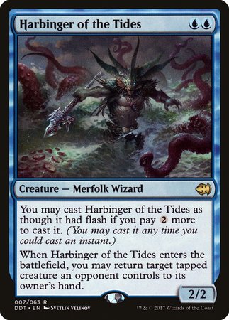 Harbinger of the Tides [Duel Decks: Merfolk vs. Goblins] | Cards and Coasters CA