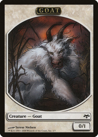 Goat Token [Eventide Tokens] | Cards and Coasters CA