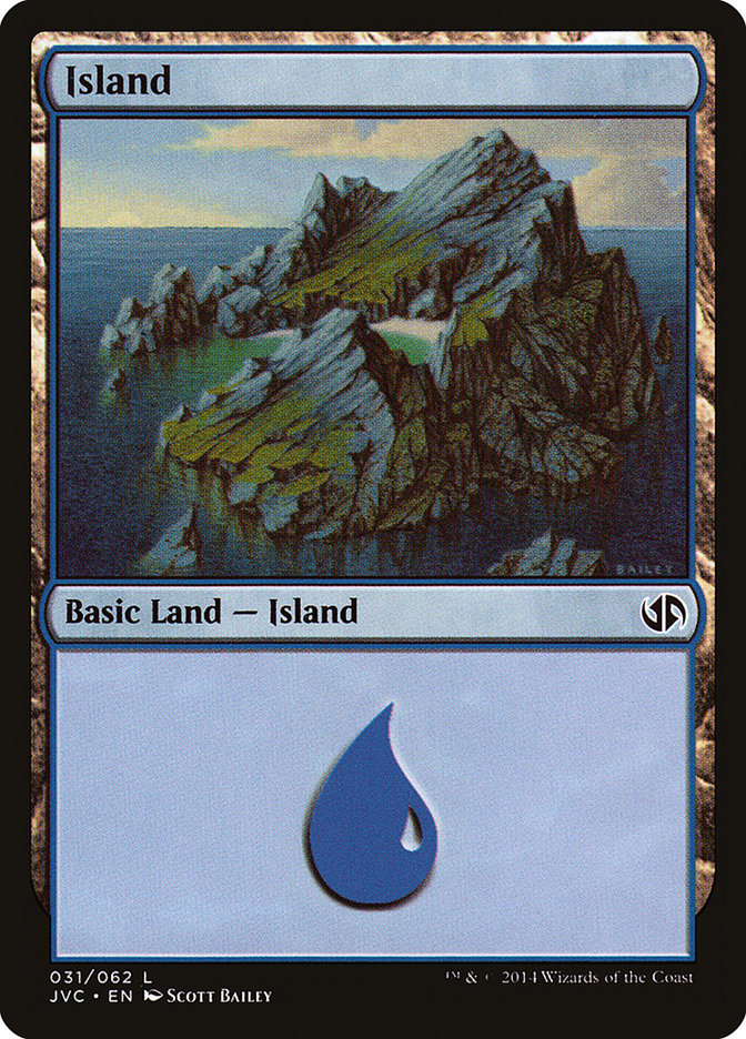 Island (31) [Duel Decks Anthology] | Cards and Coasters CA