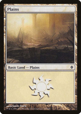 Plains (167) [New Phyrexia] | Cards and Coasters CA