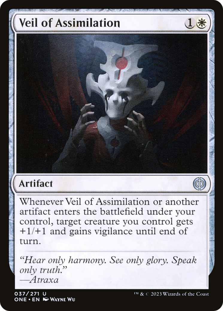 Veil of Assimilation [Phyrexia: All Will Be One] | Cards and Coasters CA