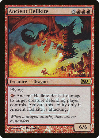 Ancient Hellkite [Magic 2011 Promos] | Cards and Coasters CA