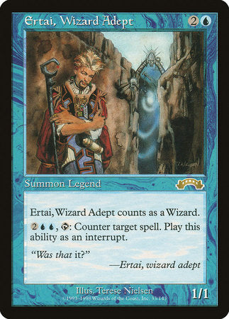 Ertai, Wizard Adept [Exodus] | Cards and Coasters CA