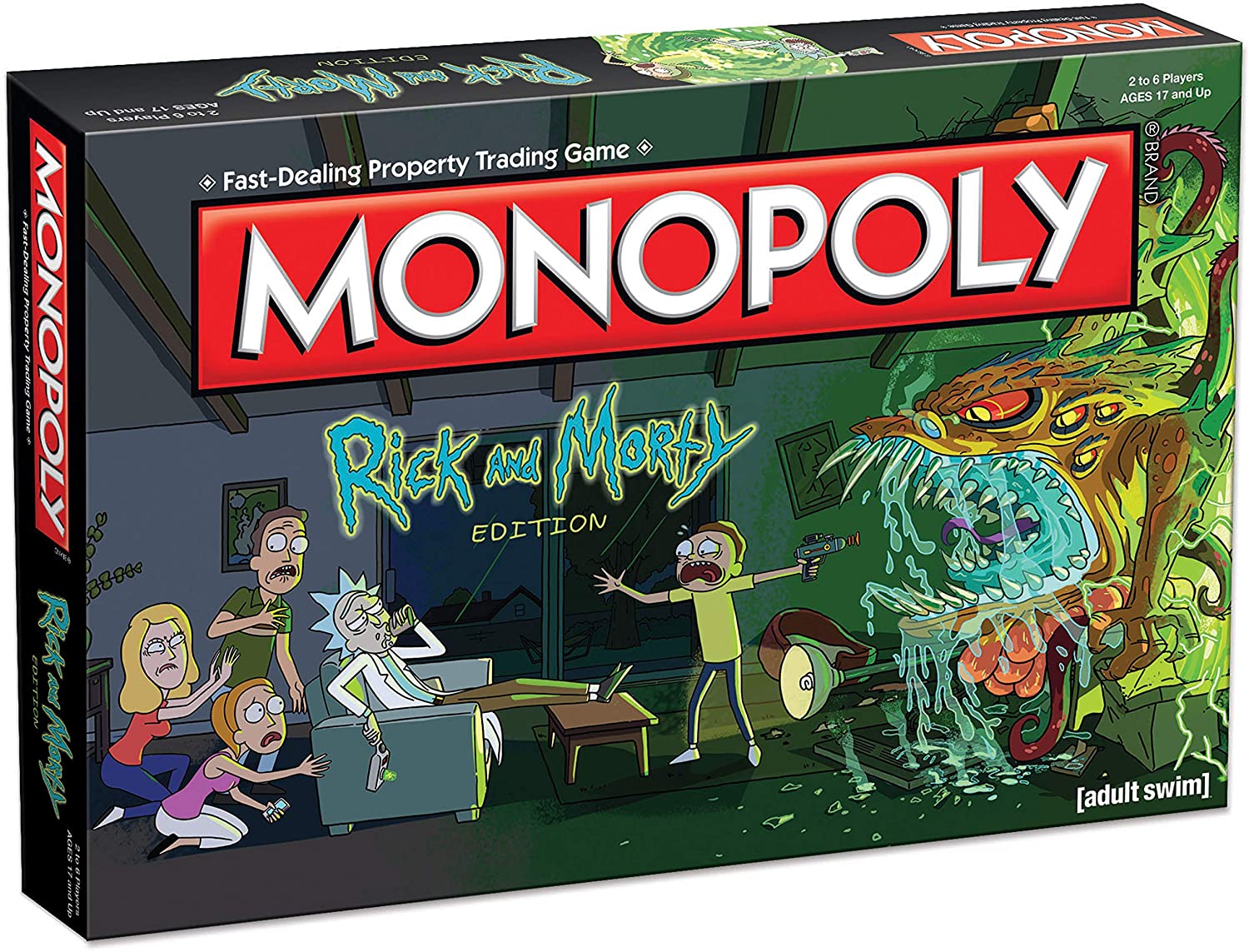 Rick and Morty - Monopoly | Cards and Coasters CA