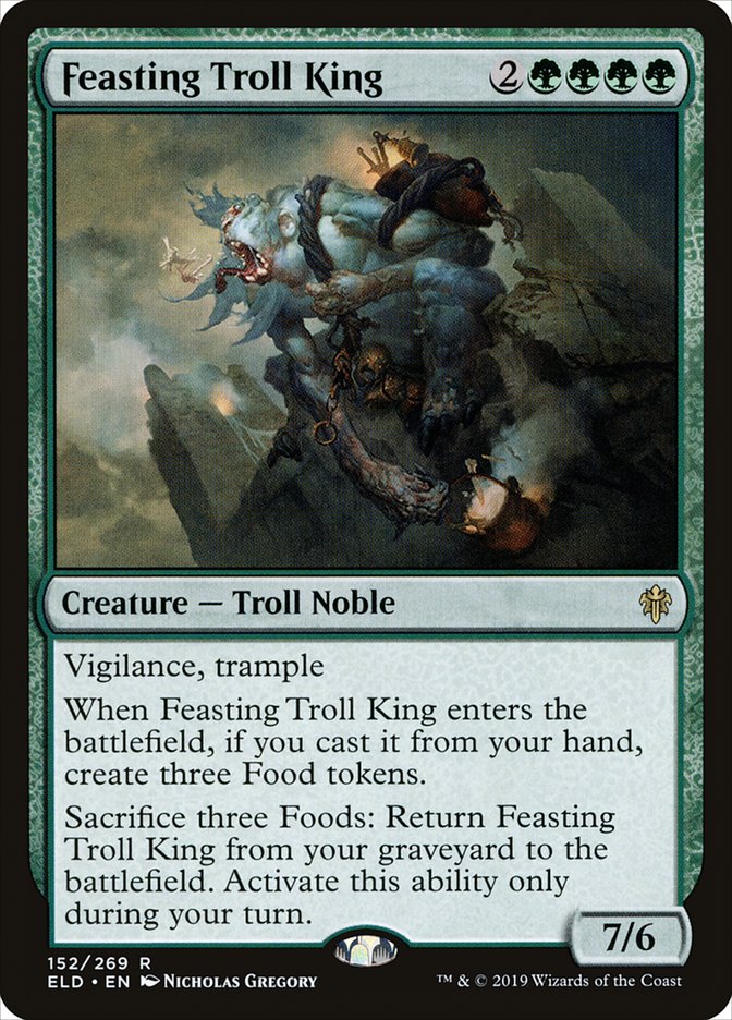 Feasting Troll King [Throne of Eldraine] | Cards and Coasters CA