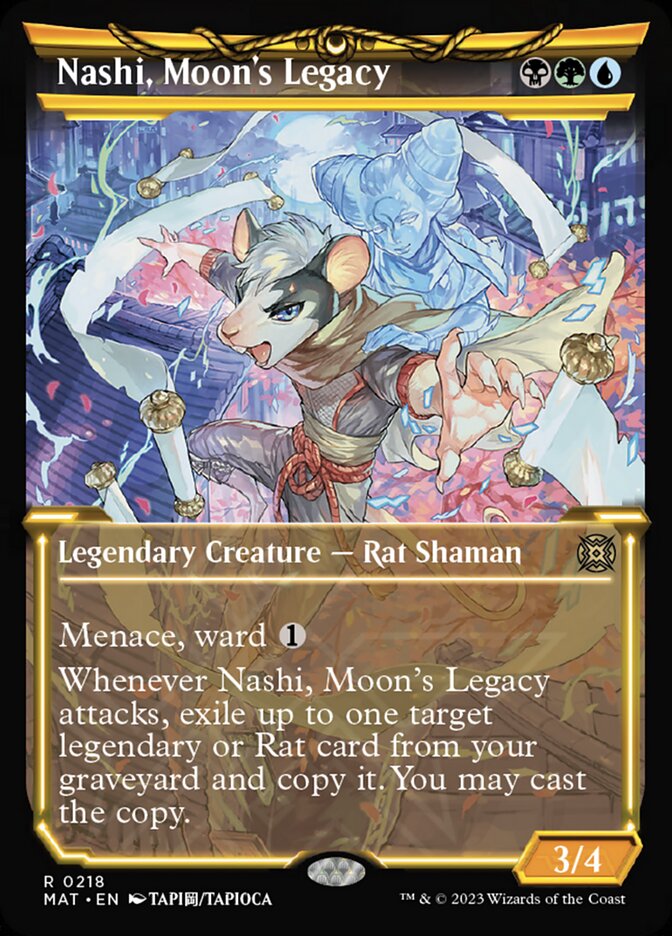 Nashi, Moon's Legacy (Showcase Halo Foil) [March of the Machine: The Aftermath] | Cards and Coasters CA