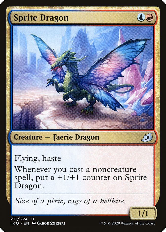 Sprite Dragon [Ikoria: Lair of Behemoths] | Cards and Coasters CA