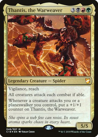 Thantis, the Warweaver [Commander 2018] | Cards and Coasters CA