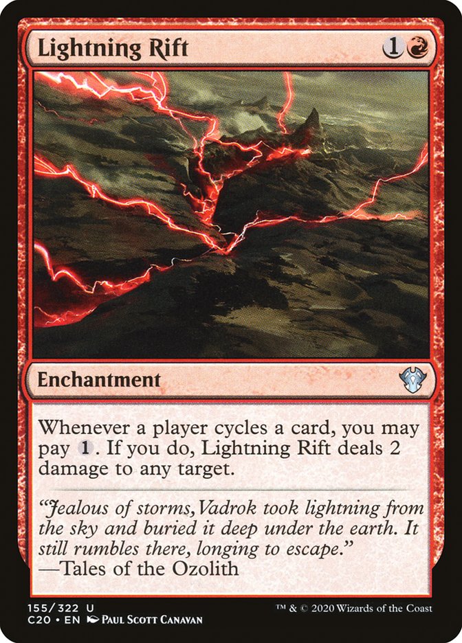 Lightning Rift [Commander 2020] | Cards and Coasters CA