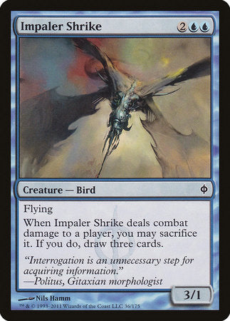 Impaler Shrike [New Phyrexia] | Cards and Coasters CA