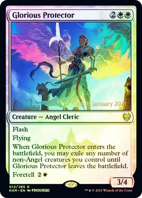Glorious Protector  [Kaldheim Prerelease Promos] | Cards and Coasters CA