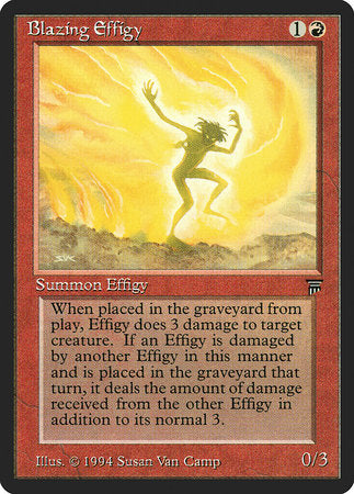 Blazing Effigy [Legends] | Cards and Coasters CA