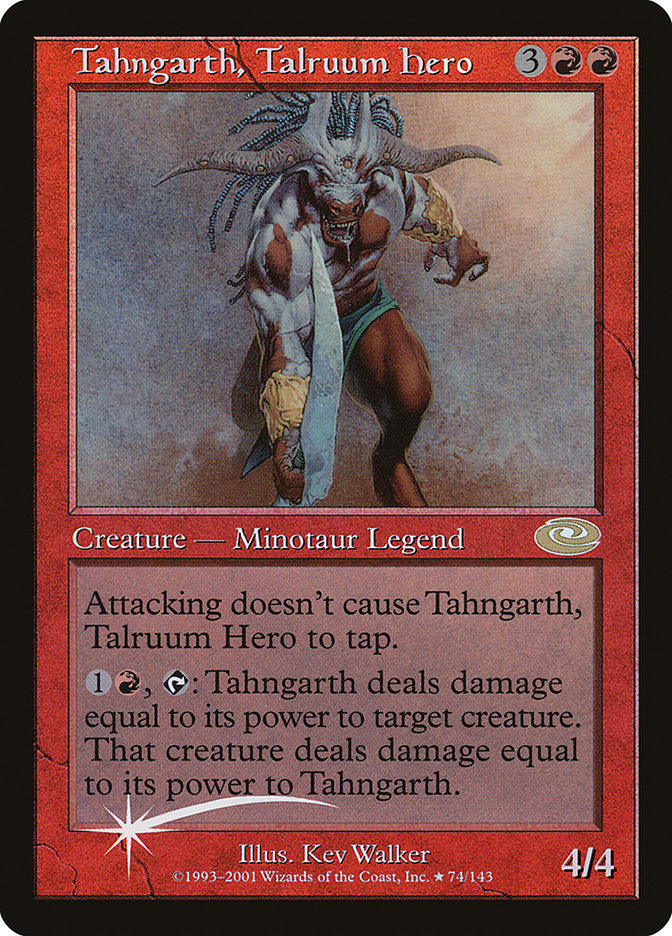 Tahngarth, Talruum Hero (Kev Walker) [Planeshift] | Cards and Coasters CA