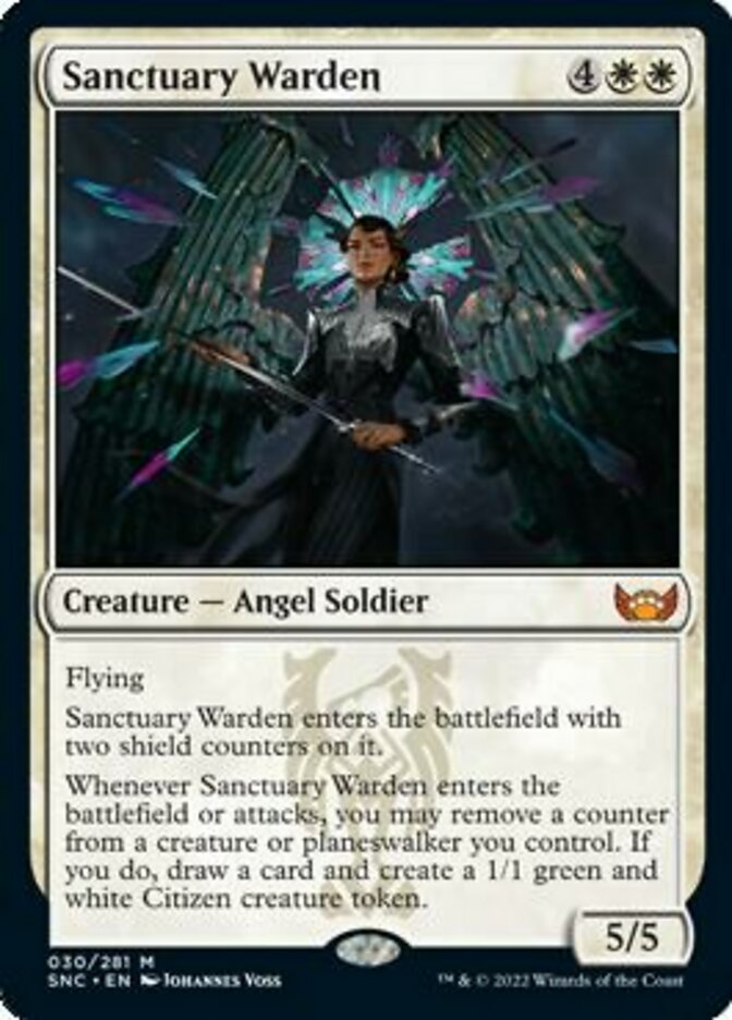 Sanctuary Warden [Streets of New Capenna] | Cards and Coasters CA