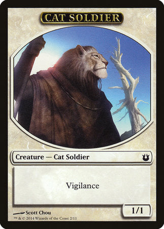 Cat Soldier Token [Born of the Gods Tokens] | Cards and Coasters CA