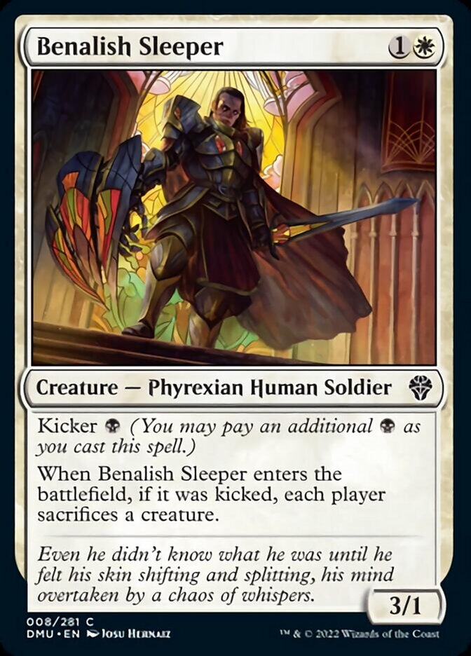 Benalish Sleeper [Dominaria United] | Cards and Coasters CA