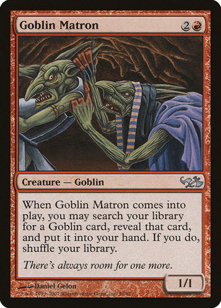 Goblin Matron [Duel Decks: Elves vs. Goblins] | Cards and Coasters CA