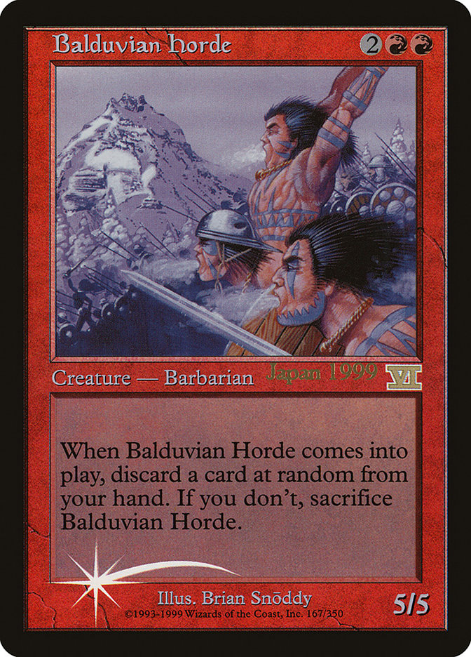 Balduvian Horde (Worlds) [World Championship Promos] | Cards and Coasters CA