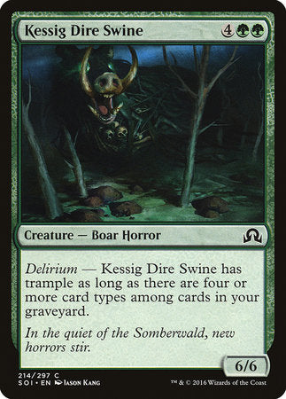 Kessig Dire Swine [Shadows over Innistrad] | Cards and Coasters CA