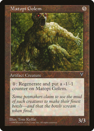Matopi Golem [Visions] | Cards and Coasters CA
